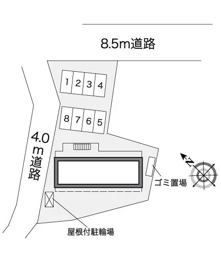 ★手数料０円★長野市稲葉 月極駐車場